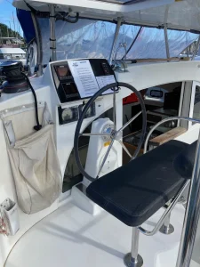 helm, Lagoon 380, catamaran for sale