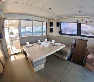 salon, Leopard 40, catamaran for sale