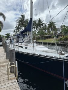 exterior, Hylas 45.5, sailboat for sale
