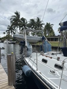 exterior, Hylas 45.5, sailboat for sale