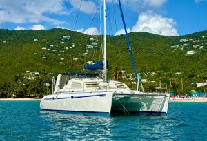 exterior, Leopard 38, catamaran for sale