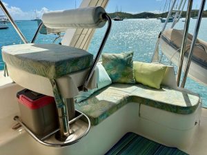 cockpit, Leopard 38, catamaran for sale