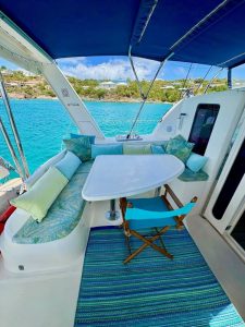 cockpit, Leopard 38, catamaran for sale