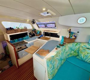 salon, Leopard 38, catamaran for sale