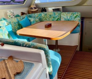 salon, Leopard 38, catamaran for sale
