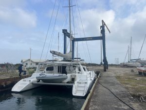 boatyard, Voyage 440, catamaran for sale
