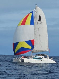 underway, Voyage 440, catamaran for sale