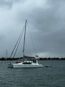 exterior, Voyage 440, catamaran for sale