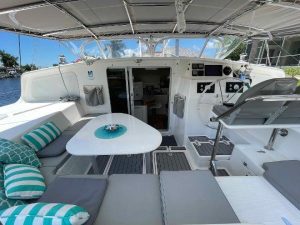 cockpit, Voyage 440, catamaran for sale
