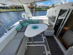 cockpit, Voyage 440, catamaran for sale