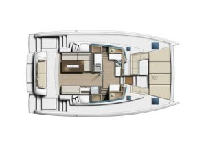 diagram, Bali 4.2, catamaran for sale