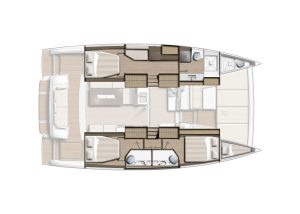 diagram, Bali 4.2, catamaran for sale