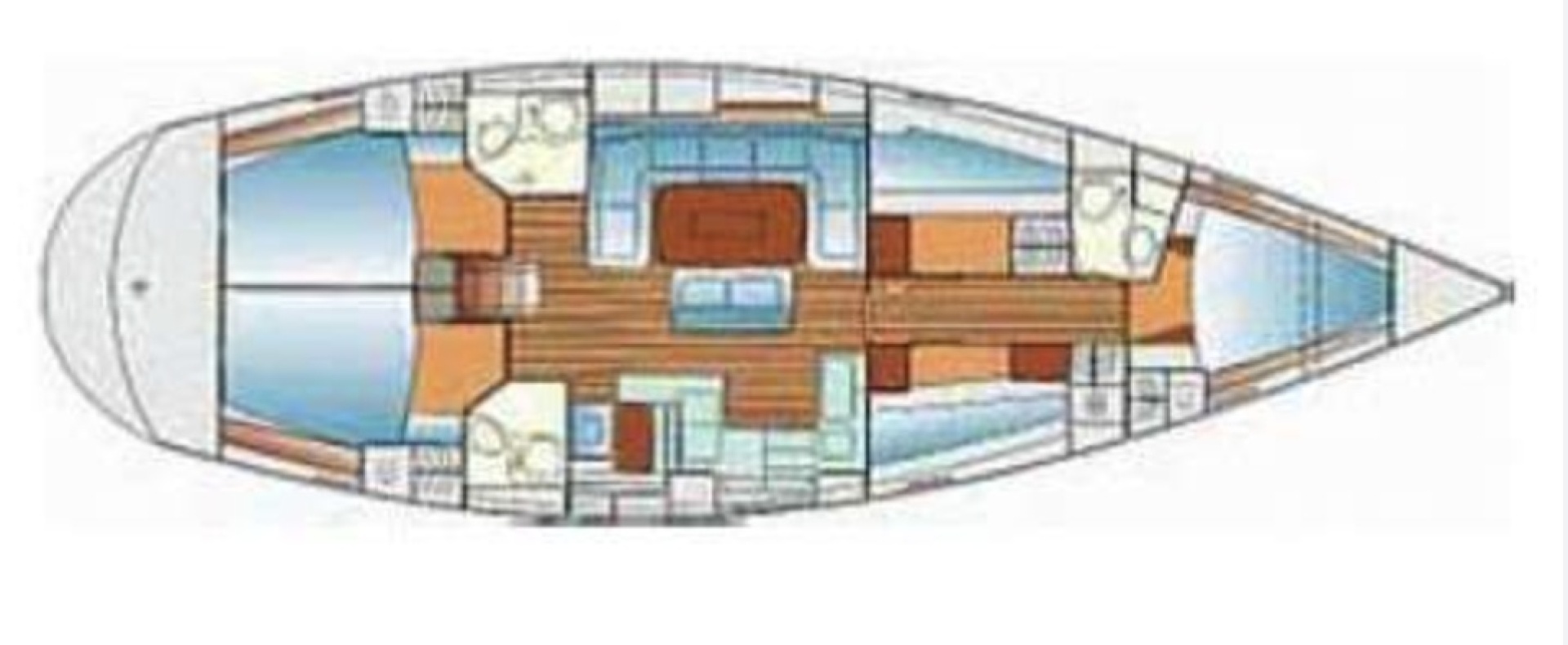 diagram, Bavaria 50 Cruiser, sailboat for sale