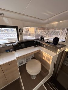navigation station, Bali 4.1, catamaran for sale