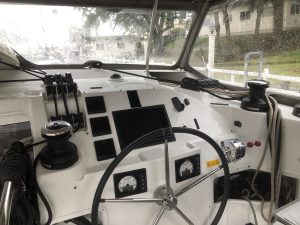 helm, Lagoon 421, catamaran for sale