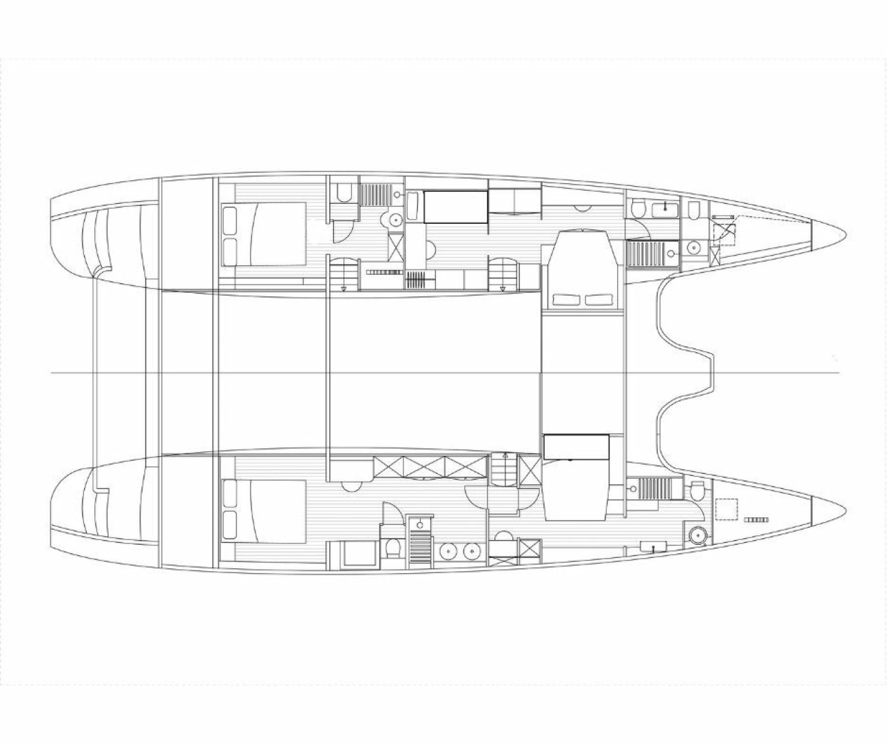 diagram, Sunreef 70, catamaran for sale