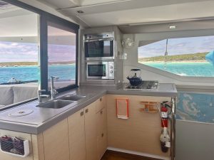 interior, FP 40 Lucia, catamaran for sale