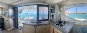 interior, FP 40 Lucia, catamaran for sale