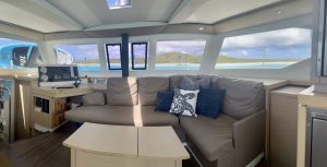 salon, FP 40 Lucia, catamaran for sale