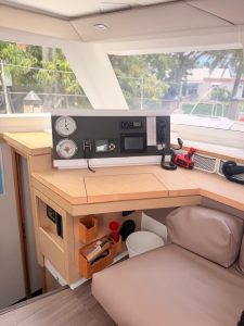 navigation station, FP 40 Lucia, catamaran for sale