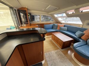 salon, Leopard 46, catamaran for sale