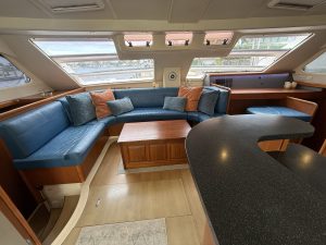 salon, Leopard 46, catamaran for sale