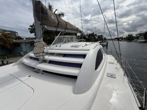 deck, Leopard 46, catamaran for sale