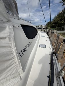 deck, Leopard 46, catamaran for sale
