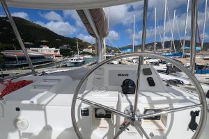 helm, Lagoon 450, catamaran for sale