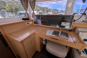 navigation station, Lagoon 450, catamaran for sale
