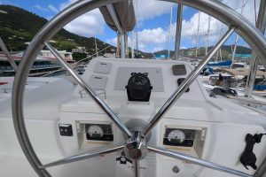 helm, Lagoon 450, catamaran for sale