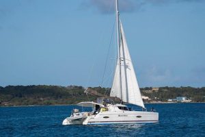 underway, FP 41 Lipari, catamaran for sale