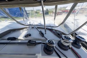 helm, FP 41 Lipari, catamaran for sale