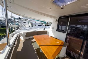 cockpit, FP 41 Lipari, catamaran for sale