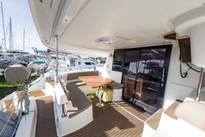 cockpit, FP 41 Lipari, catamaran for sale
