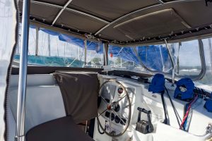 helm, FP 41 Lipari, catamaran for sale