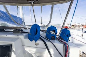 helm, FP 41 Lipari, catamaran for sale