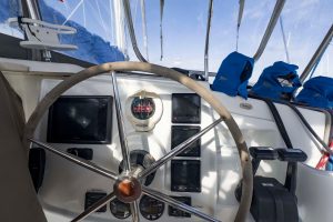 helm, FP 41 Lipari, catamaran for sale