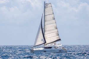 underway, FP 41 Lipari, catamaran for sale