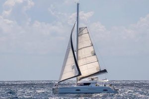 underway, FP 41 Lipari, catamaran for sale