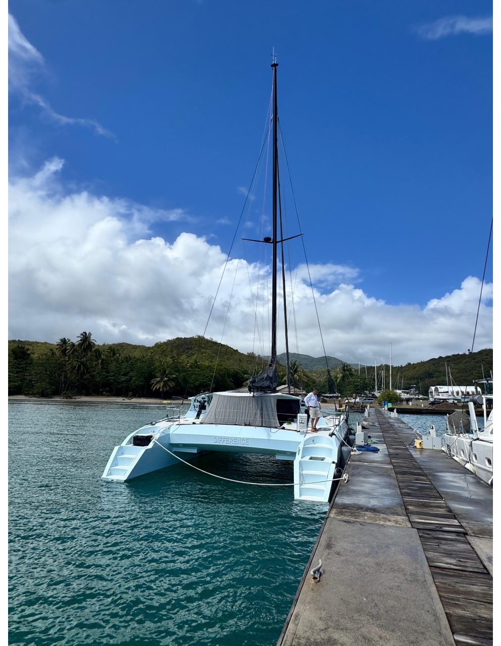 exterior, Alibi 54, catamaran for sale