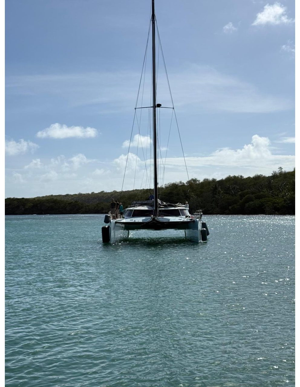 exterior, Alibi 54, catamaran for sale