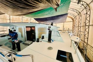 deck, Alibi 54, catamaran for sale