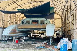 boatyard, Alibi 54, catamaran for sale