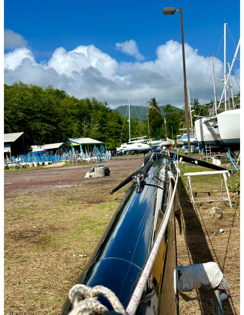 boatyard, Alibi 54, catamaran for sale