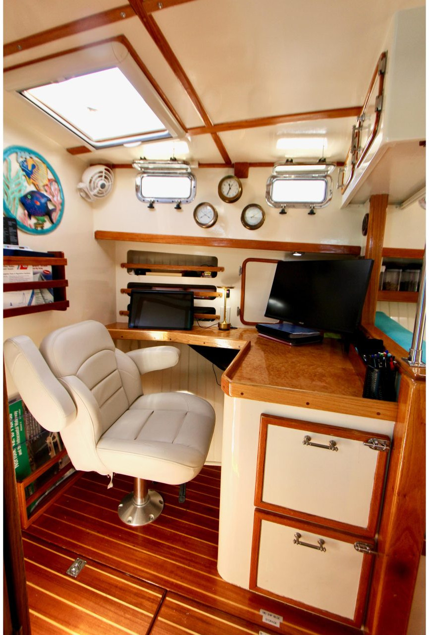 navigation station, Custom, sailboat for sale