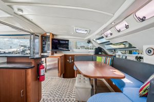 salon, Leopard 46, catamaran for sale