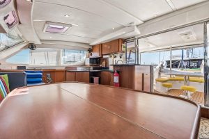 salon, Leopard 46, catamaran for sale