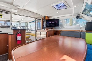 salon, Leopard 46, catamaran for sale