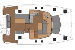 diagram, FP 40 Lucia, catamaran for sale